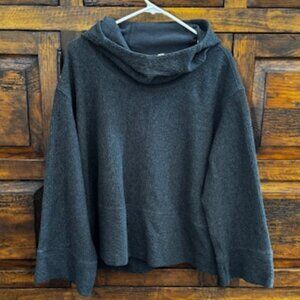 Lululemon - Dark Grey Cowl Neck Hoodie - EUC - Size Large/Extra Large